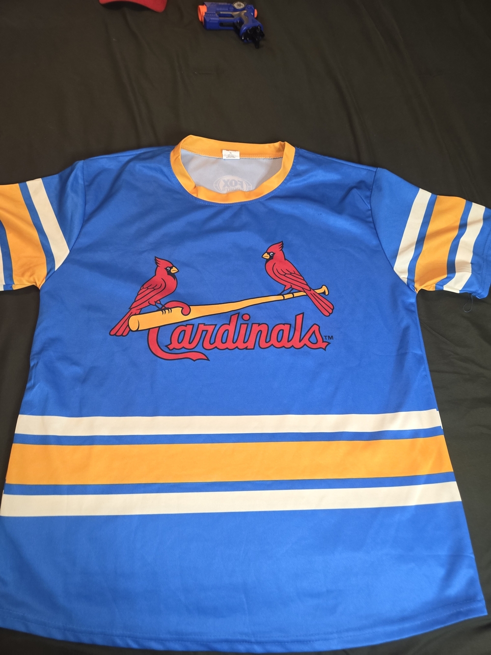St. Louis Cardinals STL Blues Tribute Hockey Jersey Style Shirt Size XL SGA